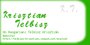 krisztian telbisz business card
